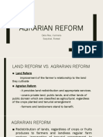 Agrarian Reform