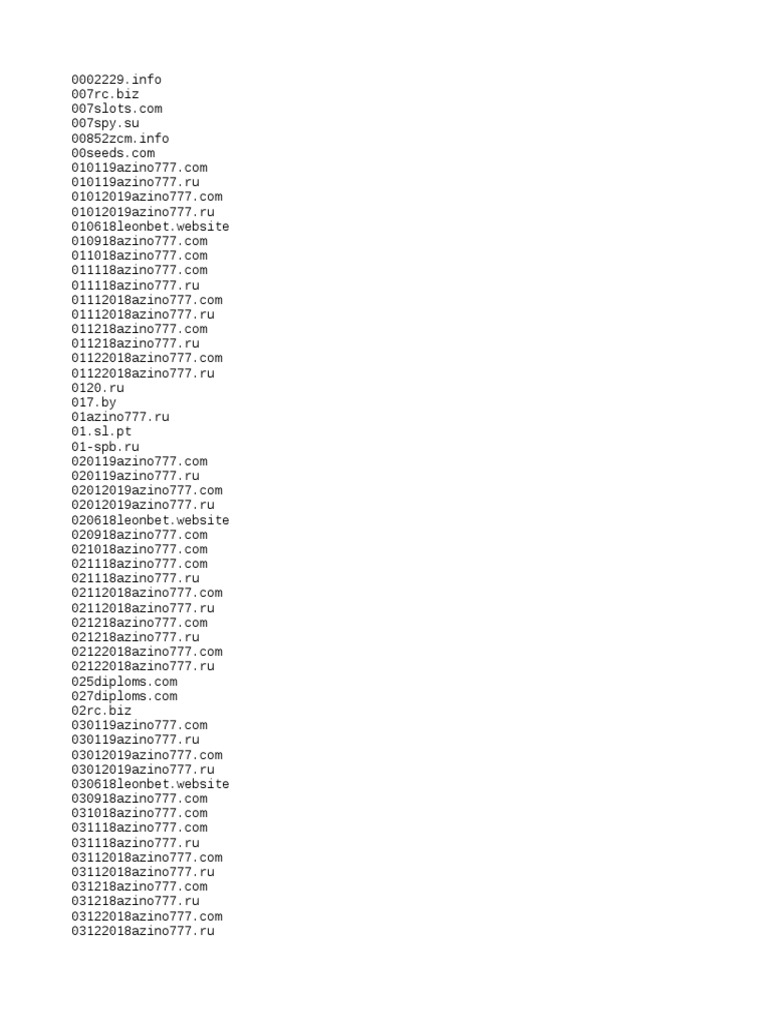 Blacklist PDF 