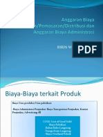 9 Dan 10 Anggaran Biaya Penjualan Dan Administrasi