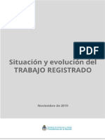 Situacion y Evolucion Del Empleo Registrado.