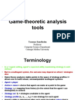 Game-Theoretic Analysis Tools: Tuomas Sandholm