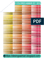 Paleta Colores CMYK AIMARI - EC - 2019