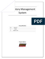 Inventory Management System in C