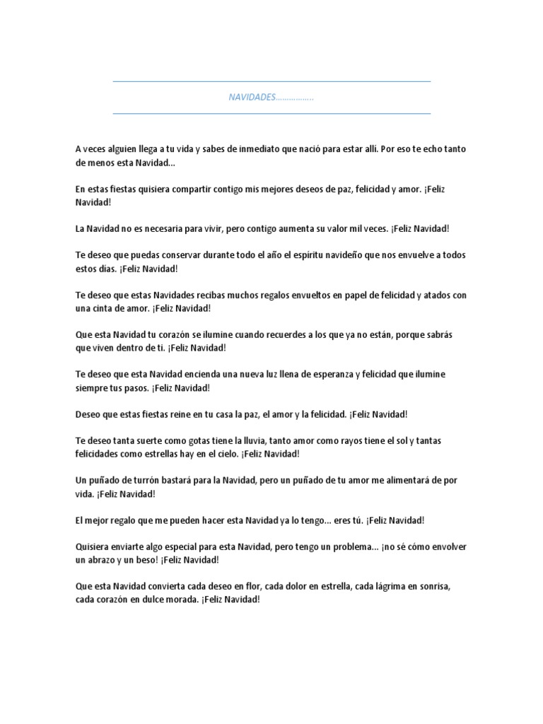 Mensajes de Amor y Paz para Navidad | PDF, image size:768x1024