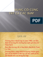 Chào mừng cô cùng tất cả các bạn