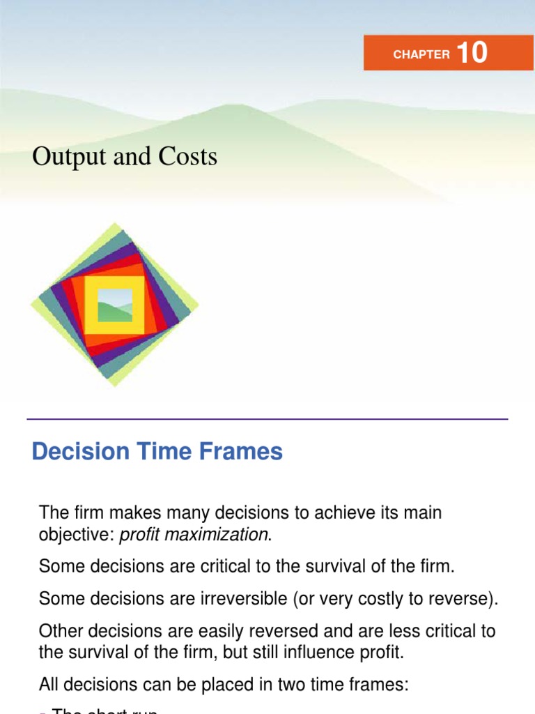 Navigating Production Decisions Understanding the Impact of Time