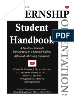 Student Internship Handbook - 2014