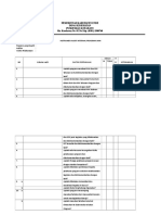 Instrumen Audit Internal Dari Ketua Ukm Kepada Pengelola Program Ukm PKM Kotaratu Tahun 2019