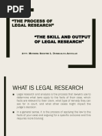 Legal Research