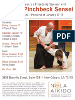 Anthony Pinchbeck Sensei Friendship Semianr in New Orleans January 2020