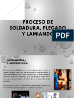 1.-PROCESO DE SOLDADURA,lamiando y plegado