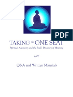 Taking The One Seat Written Material PDF