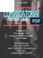 Convocatoria - Casting