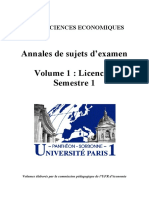 Annales de Sujets D'examen PDF