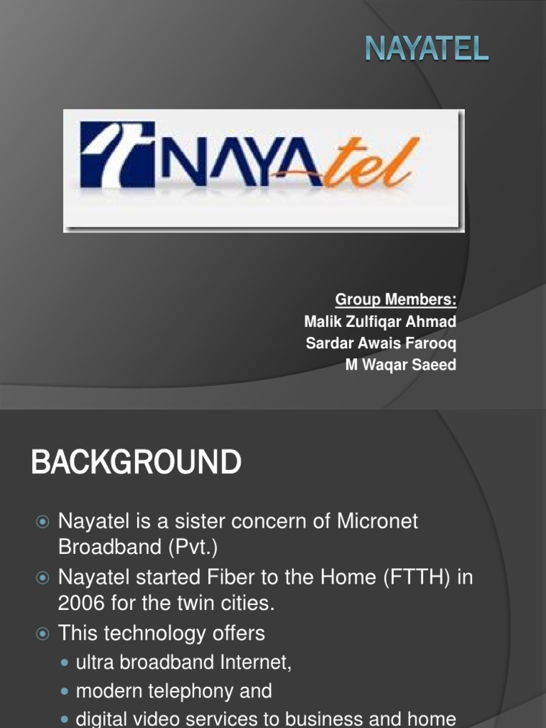 Nayatel: Strategic Analysis and Insights | PDF | Fiber To The X | Broadband