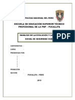 Analisis de La Evolucion y La Percepcion Seguridad Ciudadana