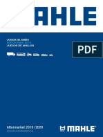 Mahle Catalogo Aplicação Jogos Anéis de Pistão 2019 - 2020