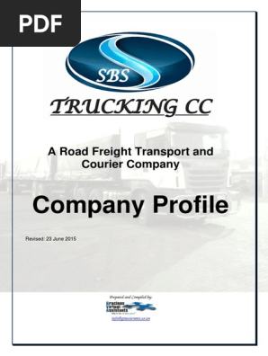 Road Freight Company Profile