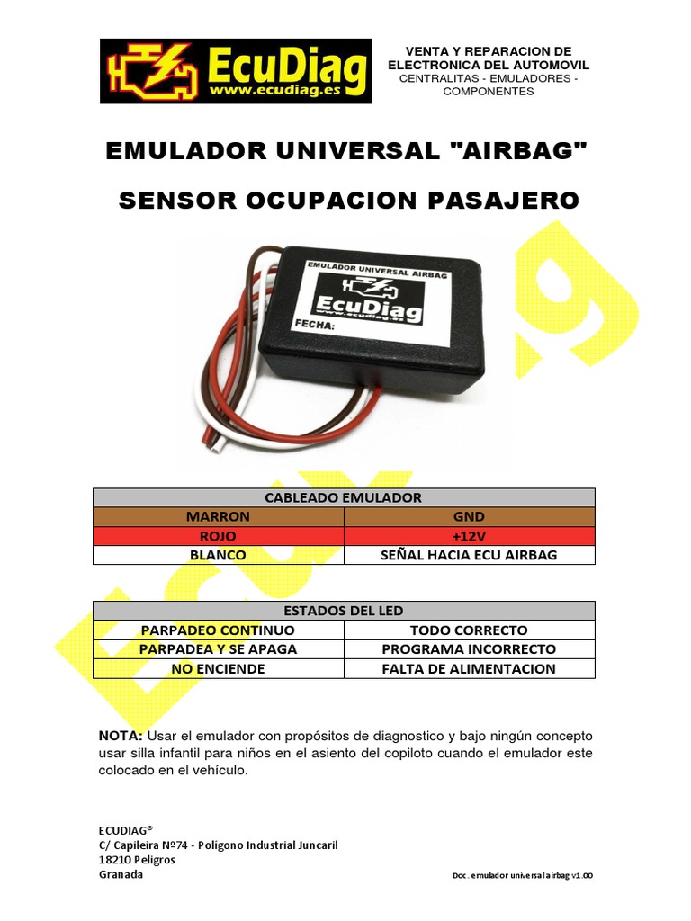 Emulador Airbag, PDF, BMW