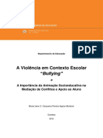 A importância da animação socioeducativa na prevenção da violência escolar