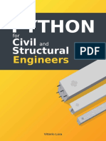 Using Python for Civil and Mechanical Engineering Problems