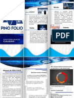 Diseño Del Brochure Pino Folio Versión 1.0