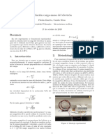 Relacion Carga Masa Del Electron PDF