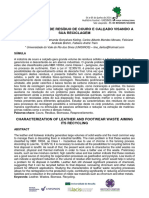 Caracterização de resíduo de couro e calçado visando a sua reciclagem