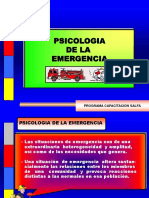 Psicología de La Emergencia ..