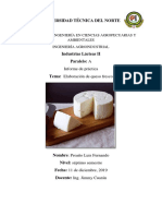 Elaboración de queso fresco