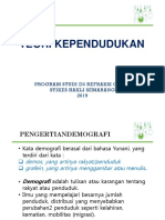 Teori Kependudukan (Transisi)