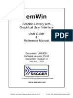 UM03001 EmWin Book Graphical Interface