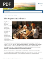 The Aquarian Sadhana _ 3HO Foundation