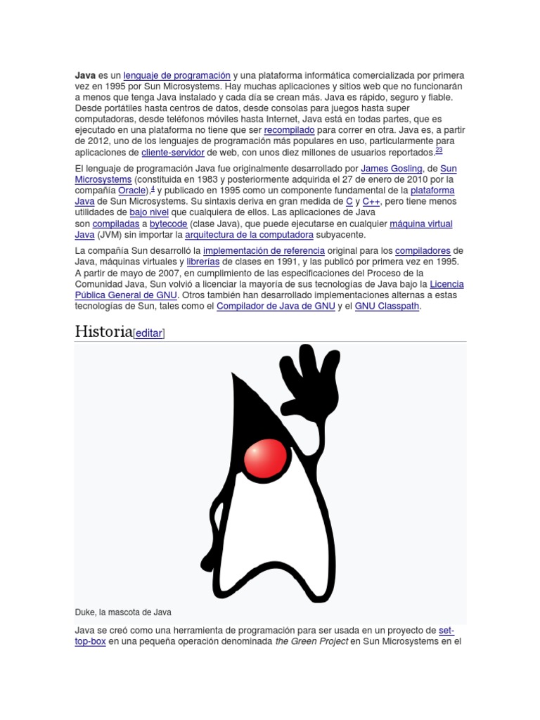 Manual Avanzado de Java | PDF | máquina virtual de Java | Java ...