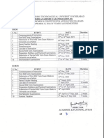 JNTUH B.Tech B.Pharmacy Revised Academic Calendar 2019-20 PDF