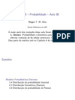 Probabilidade de falhas em cópias de livro-texto