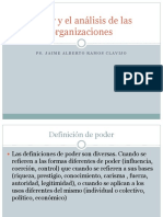 Poder y El Análisis de Las Organizaciones