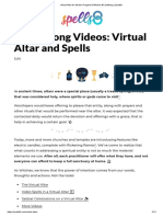 Cast Spells on a Virtual Altar - Pagans & Witches #CastAlong _ Spells8