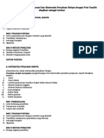 Sistematika Penulisan Proposal Dan Sistematis Penulisan Skripsi Dengan Pola Terpilih Disajikan Sebagai Berikut