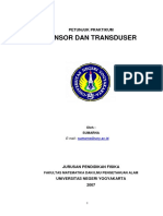 Petunjuk Praktikum Sensor Dan Transduser PDF