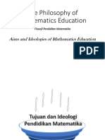 Aims and Ideologies of Mathematics Education