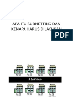 Apa Itu Subnetting Dan Kenapa Harus Dilakukan