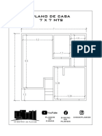 Plano de Casa 7 X 7 MTS PDF