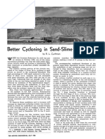 Better Cycloning in Sand-Slime Separation