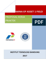 Proposal Kerja PrakbnkP ASSET 1 FIELD - Gilang GM - Teknik Mesin ITB