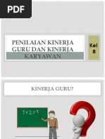 Penilaian Kinerja Guru Dan Kinerja Karyawan