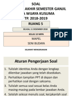 Soal Pas Seni Budaya Ruang 5 Sesi 2