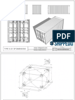 Shipping Container Homes Technical Drawings 20GP PDF