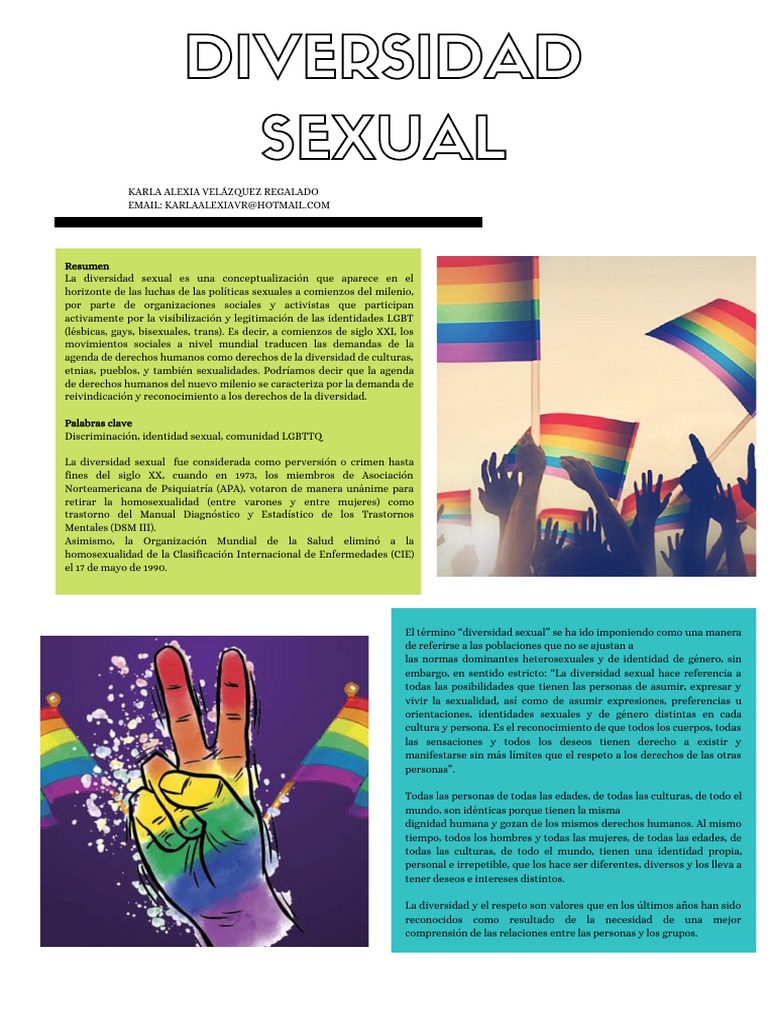 Conceptos y derechos de la diversidad sexual | PDF | Transgénero ...