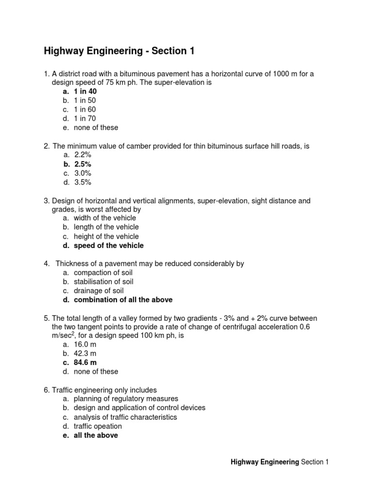 Preferred Grade Separator Types | PDF | Road | Traffic